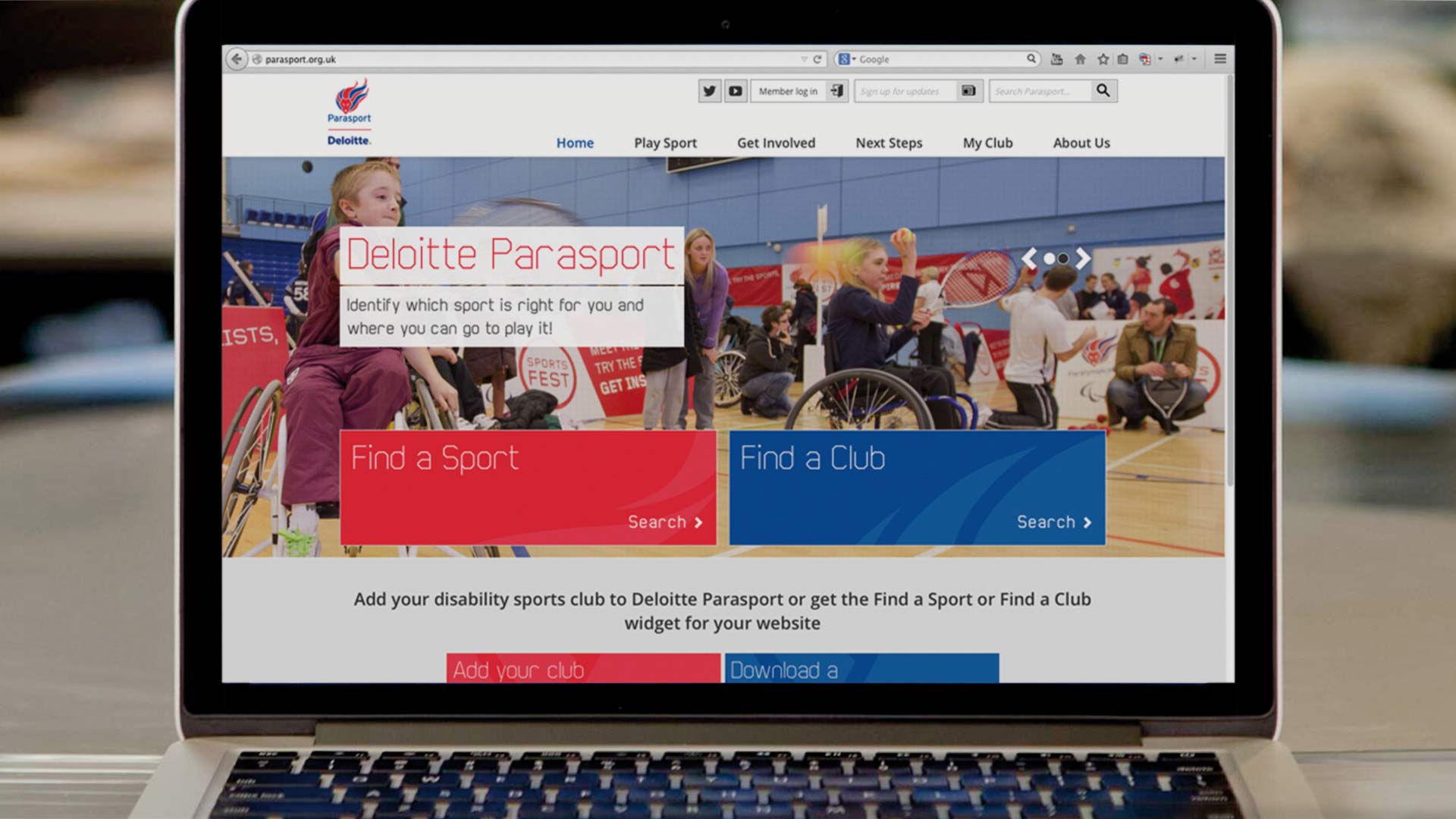 Parasport website