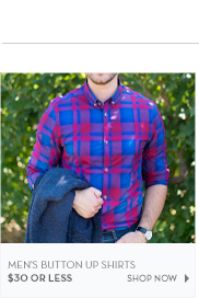 Men's Button Up Shirts $30 or less