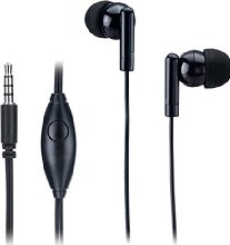 Genius HS-M200 Earphones with Microphone (Black)