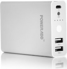 Poweradd Pilot X2 7800mAh Dual-Port Hohe Kapazität Tragbares Ladegerät Externer Reserveakku Power Bank mit LED Lampe für iPhone 6 6 plus 5S 5C 5 4S 4, iPod Touch Nano, iPad 2 3 4 Mini(Apple Adapters enthalten nicht), Samsung Galaxy Note 4 Note 3 Note 2 S5 S4 Mini S3 Tablets, Blackberry, HTC One, Motorola ATRIX Droid Razr X, LG Optimus V 2X 3D T, Google Nexus 4 Nexus 7 FHD Nexus 10, MP3 MP4, GPS, Gopro Kamera, Game Player und andere Geräte