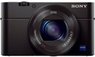 Sony DSC-RX100 III Digitalkamera (20 Megapixel Exmor R Sensor, 3-fach opt. Zoom, 7,6 cm (3 Zoll) Display, Full HD, WiFi/NFC) schwarz