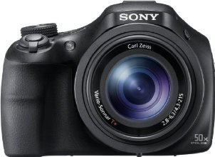 Sony DSC-HX400V Digitalkamera (20 Megapixel, 50-fach opt. Zoom, WiFi, NFC) schwarz