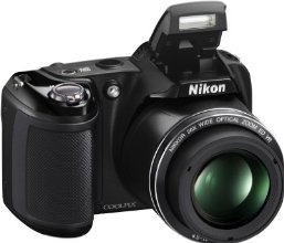 Nikon Coolpix L330 - 20.2 MP Digital Camera with 26x zoom 35mm NIKKOR VR lens and FULL HD 720p (Black)