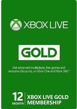 Microsoft Xbox LIVE 12 Month Gold Membership