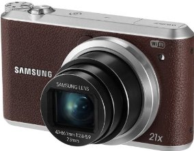 Samsung WB350F 16.3MP CMOS Smart WiFi & NFC Digital Camera with 21x Optical Zoom, 3.0" Touch Screen LCD and 1080p HD Video (Brown) (Discontinued by Manufacturer)