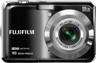 Fujifilm FinePix AX655 - 16 Megapixel Digital Camera with 5x Optical Zoom, HD 720p Video Recording, 2.7" LCD Display - Black (Certified Refurbished)