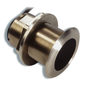 Bronze Tilted Thru-hull Transducer with Depth & Temperature (20&deg; tilt, 8-pin) - Airmar B60