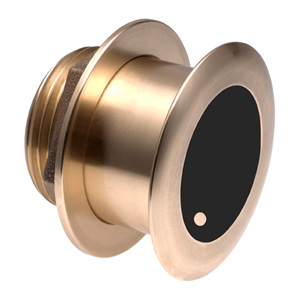 Bronze Tilted Thru-hull Transducer with Depth & Temperature (20&deg; tilt, 8-pin) - Airmar B175H 