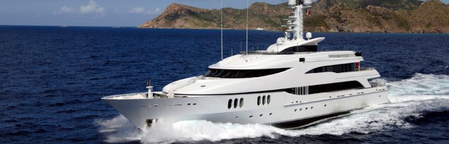 Superyacht at Sea