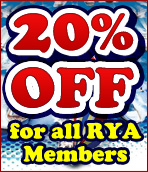 20% OFF for all RYA Members