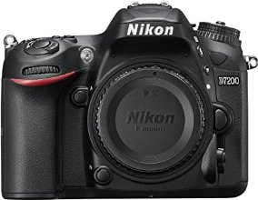 Nikon D7200 DX-format DSLR Body (Black)