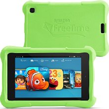 Fire HD 6 Kids Edition, 6" HD Display, Wi-Fi, 8 GB, Green Kid-Proof Case