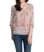 Esprit 025EE1F061 - Blouse - Taille loose - Manches 3/4 - Femme - Rose (Coral Peach) - FR