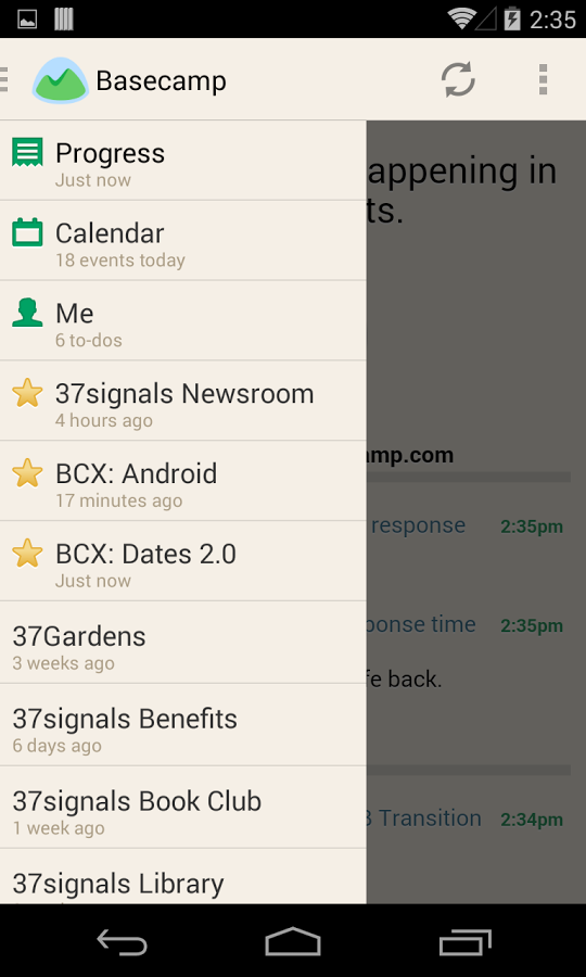 Basecamp - Official App - screenshot