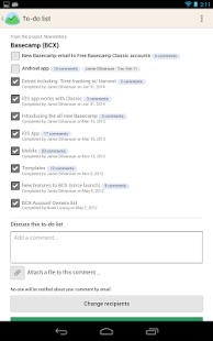 Basecamp - Official App - screenshot thumbnail
