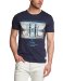 Jack & Jones 12087278 - T-shirt - Homme - Bleu (Dress Blues) - Small (Taille fabricant