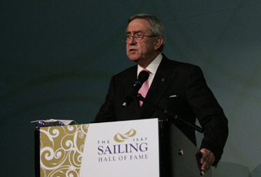 His Majesty King Constantine at the Awards dinner