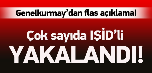 Genelkurmay: 12 DAEŞ üyesi yakalandı