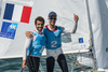 Bouvet and Mion celebrate their Men's 470 victory