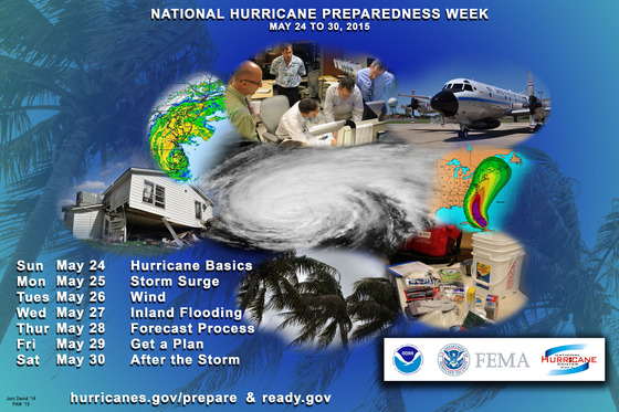 National Hurricane Preparedness Week 2014 Poster