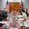 Secretary Pritzker visited by Lord Maude in the Secretary&#039;s Conference Room