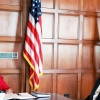 Secretary Pritzker and Tony Fadell, CEO of NEST, in her office