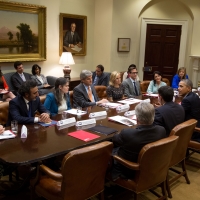 Secretary Pritzker and the Ambassadors for Global Entrepreneurship Meet with President Obama