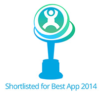 Shortlisted for Best App 2014