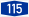 Bundesautobahn 115 number.svg