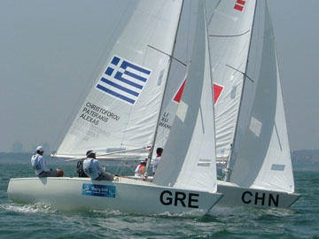 The Sonar fleet racing in Qingdao