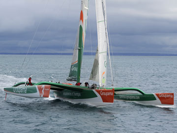Groupama 3 in action