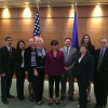 Secretary Pritzker and Commercial Service team in Kyiv, Ukraine