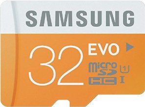 Samsung Evo MB-MP32DA/EU - Tarjeta de memoria micro SDHC de 32 GB (UHS -I Grade 1, Clase 10, con adaptador SD)