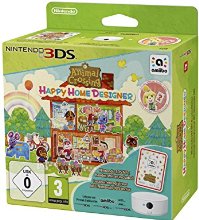 Animal Crossing: Happy Home Designer + 1 Tarjeta Amiibo + Lector/Escritor NFC