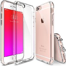 iPhone 6 / 6s Funda - Ringke FUSION Funda para Protección Gota y Choque Absorción Funda de Parachoques con GRATIS Protector de pantalla, color CrystalView