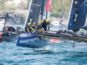 Artemis Racing and Bermuda share spotlight on Super Sunday