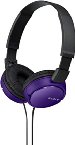 Sony MDR-ZX110 On-Ear Headphones (Violet)