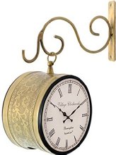 RoyalsCart Double Sided Railway Station/Platform Analog Wall Clock