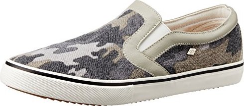 British Knights Men's Jam Grey Camo and Light Grey SLIP ONS - 10 UK (B35-3775-02)