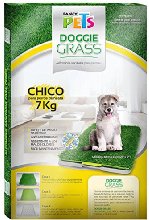 Fancy Pets  Doggie Grass Tapete Entrenador Con Pasto Sintético, Tamaño Chico