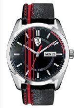 Ferrari SF.830179 Reloj Deportivo Análogo para Hombre, Color Negro