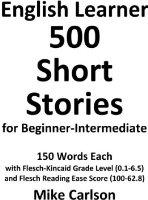 English Learner 500 Short Stories for Beginner-Intermediate (English Edition)