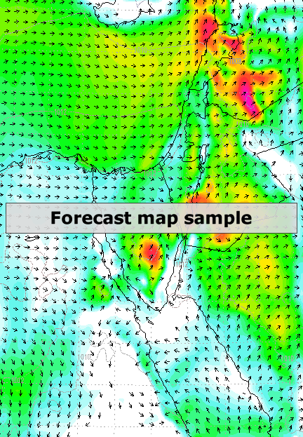 forecast map