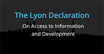 The Lyon Declaration on Access to Information and Development