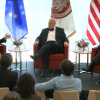 Secretary Pritzker, MIT CSAIL Director Weitzner, and EU Vice President Ansip