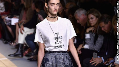 PARIS, FRANCE - SEPTEMBER 30:  A model walks the runway during the Christian Dior show as part of the Paris Fashion Week Womenswear  Spring/Summer 2017  on September 30, 2016 in Paris, France.  (Photo by Jacopo Raule/Getty Images For Dior)