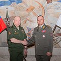 Meeting of the Commander-in-Chief of the Land Forces with his Serbian counterpart