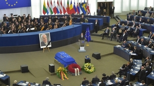 Memorial ceremony for former German Chancellor Helmut Kohl