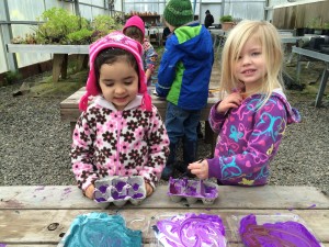 Painting Birdfeeders