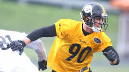 Pittsburgh Steelers name rookie T.J. Watt starting LB over veteran James Harrison